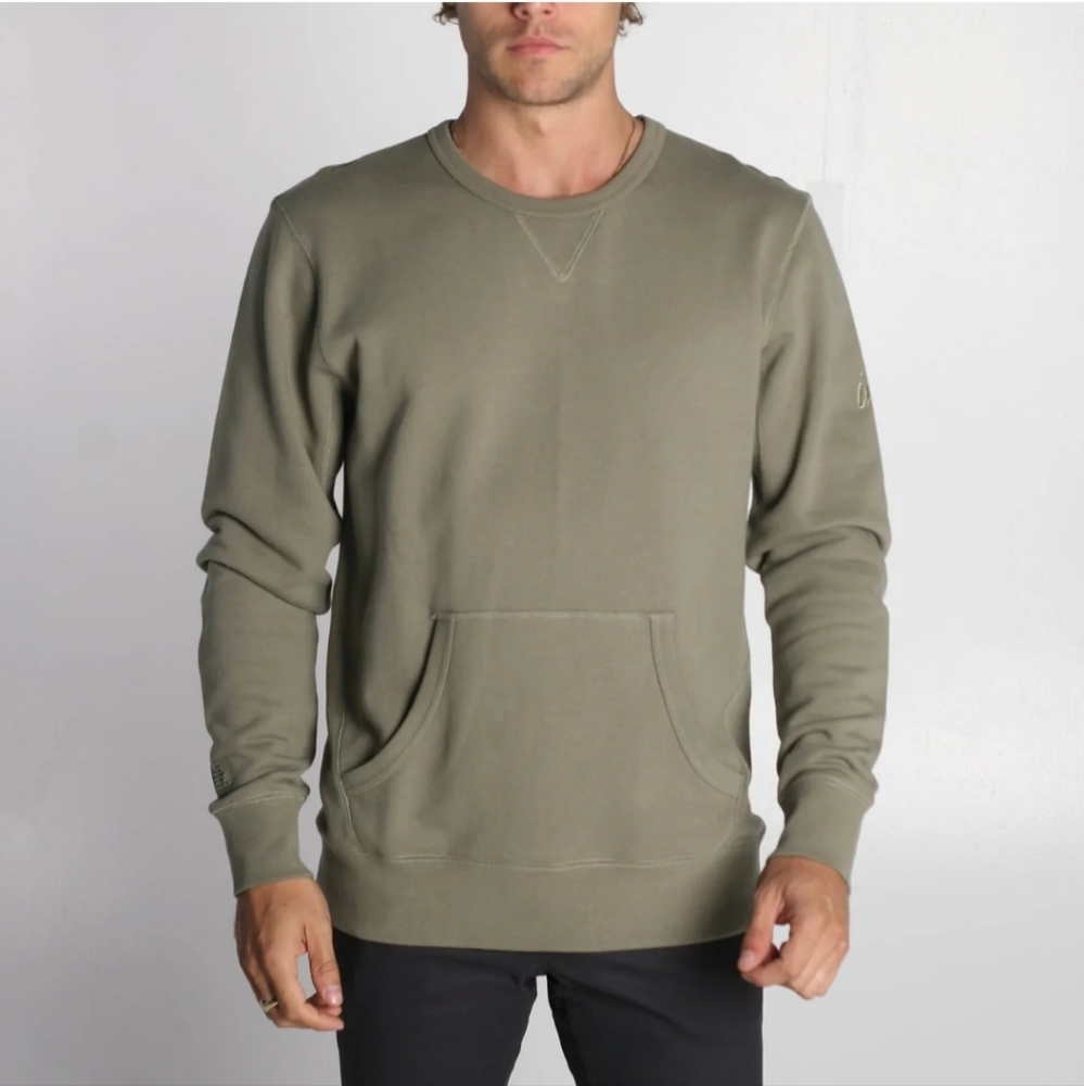 Imperial Motion Olive Crewneck Sweater